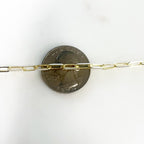 8.7mmx3.1mm Vermeil Two Tone Gold Diamond Cut Drawn Cable – Sold by the Foot