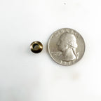 Pewter Large Hole Layer Detail Metal Spacer Beads in Shiny (5pc)