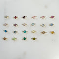 Base Metal Swarovski Crystal 4mm Chenille Bezel Rhinestone Crystal (10pc) – Gold