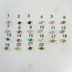Base Metal Swarovski Crystal 4mm Chenille Bezel Rhinestone Crystal (10pc) – Gold