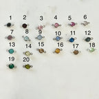 Base Metal Swarovski Crystal 4mm Chenille Bezel Rhinestone Crystal (10pc) – Silver