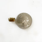 Pewter Metal Artisan Organic Hammered Textured Spacer Bead (5pc)
