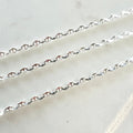 Sterling Silver Mariner Chain Sturdy Choker Chain 3.5mm X – Sold by the Foot