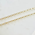 Gold Filled Hammered Textured Flat Nugget Long and Short – Sold by the Foot