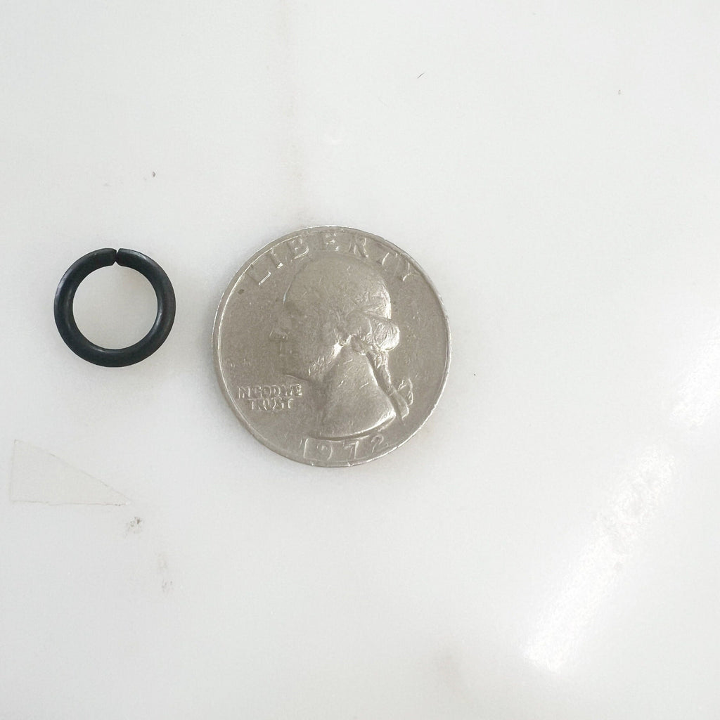 Base Metal 12mm 13 Gauge Open Jump Rings Charm Links Metal Findings (24pc)