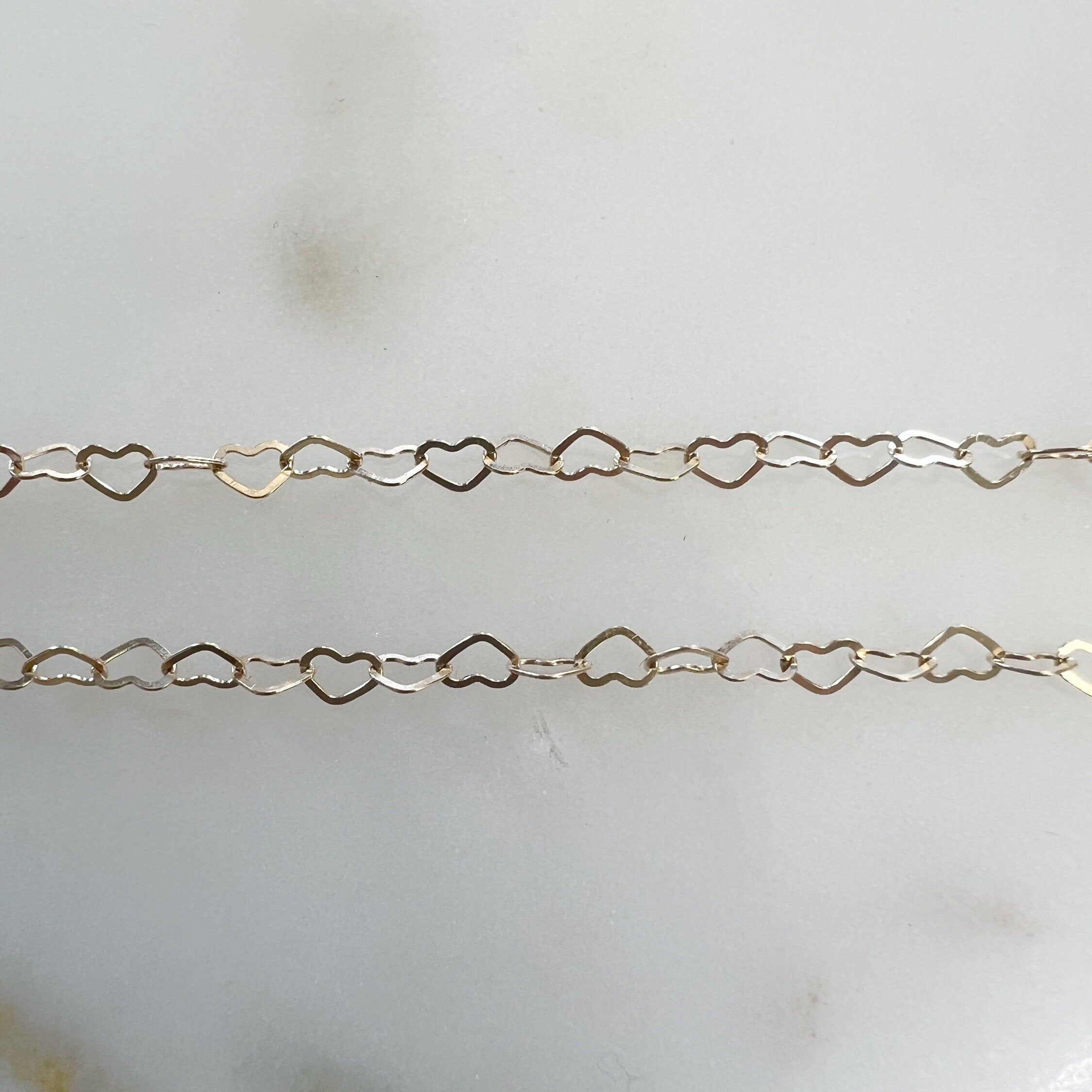 3.8mmx2.8mm Sterling Silver or 14K Gold Filled Dainty – Sold by the Foot