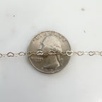 3.8mmx2.8mm Sterling Silver or 14K Gold Filled Dainty – Sold by the Foot