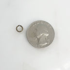 Base Metal 6mm 18 Gauge Open Jump Rings Charm Links Metal Findings (144pc)