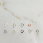 Base Metal 4mm 22 Gauge Open Jump Rings Charm Links (144pc)