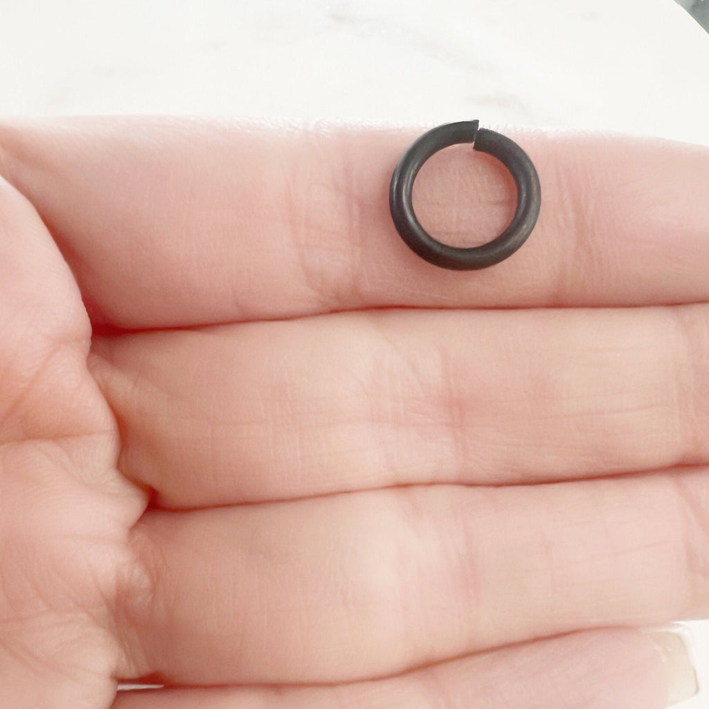 Base Metal 12mm 13 Gauge Open Jump Rings Charm Links Metal Findings (24pc)