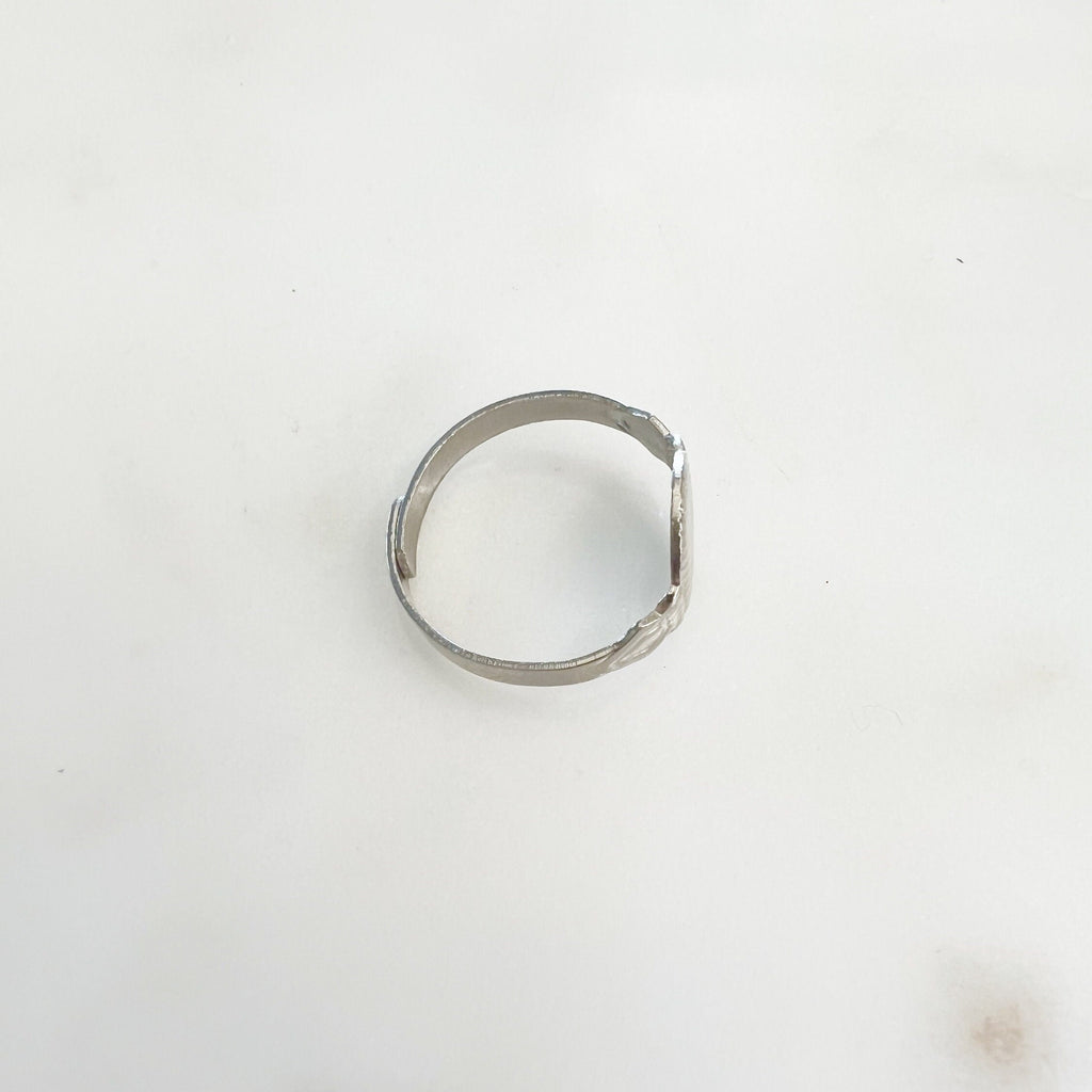 Base Metal Adjustable Glue on Ring Base Nickel Silver Gold (5pc)