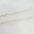 3.9mmx2.7mm 14K Gold Filled Shiny Shimmery Starburst Cable – Sold by the Foot