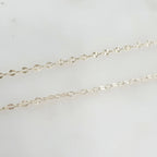 3.9mmx2.7mm 14K Gold Filled Shiny Shimmery Starburst Cable – Sold by the Foot