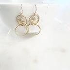 Sterling Silver or 14K Gold Filled Smooth Interlocking Rings Connector Links