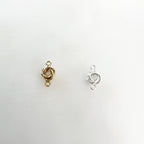 Sterling Silver or 14K Gold Filled Tiny Dainty Love Knot Connector Charm