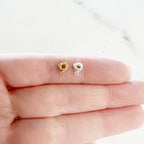 Sterling Silver or 14K Gold Filled Tiny Dainty Love Knot Connector Charm