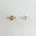 Sterling Silver or 14K Gold Filled Tiny Dainty Love Knot Connector Charm