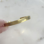 Raw Brass Mini Cuff Bracelet Ready to Wear