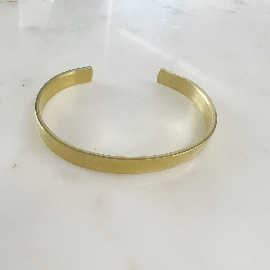 Raw Brass Mini Cuff Bracelet Ready to Wear