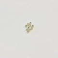 Sterling Silver 3mm Corrugated Seamless Pony Rondelle Spacer Beads (10pc)