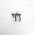 Sterling Silver Detailed Chai Life Charm Jewish Hebrew Symbol Charm