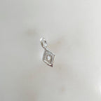 Gold Plated or Rhodium Plated Teeny Tiny Diamond Shape Cubic Zirconia (4pc)