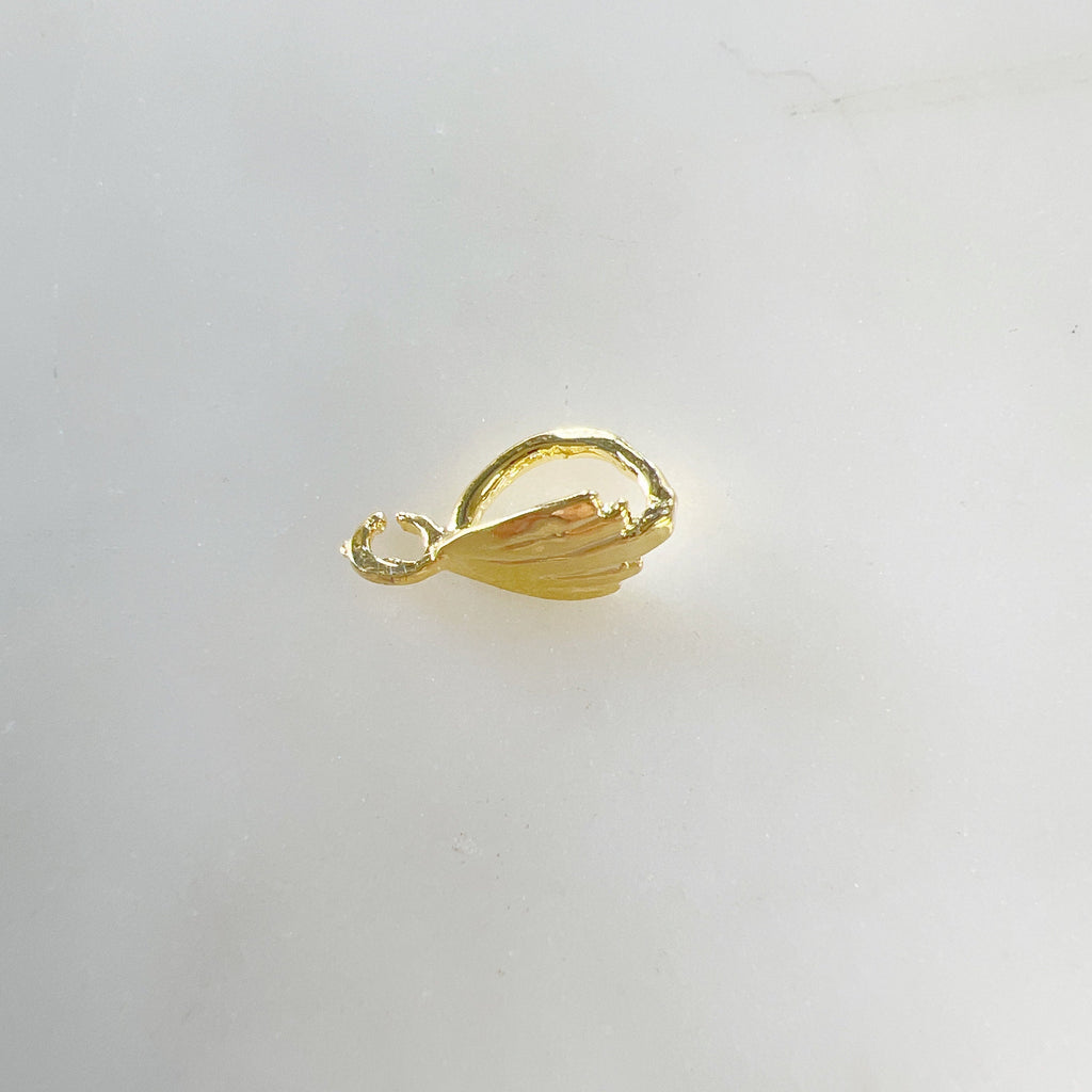 Sterling Silver or Vermeil Lightweight or Fan Shell Bail Necklace Pendant