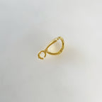 Sterling Silver or Vermeil Lightweight or Fan Shell Bail Necklace Pendant