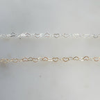 3.8mmx2.8mm Sterling Silver or 14K Gold Filled Dainty – Sold by the Foot