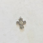 Sterling Silver or Vermeil or 4-Way Scapular Medal Cross Charm Pendant