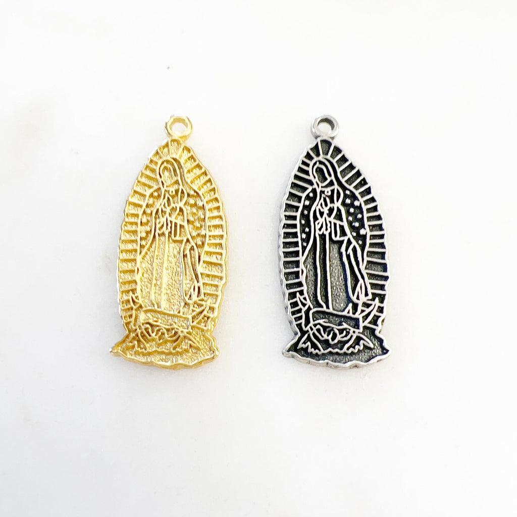 Sterling Silver or Vermeil Our Lady of Guadalupe Virgin Mother Mary Rosary