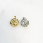 Sterling Silver or Vermeil or Marie-Madelene Saint Portrait Rosary Prayer