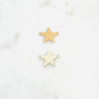 Sterling Silver or 14K Gold Filled 2 Loop Connector Star or Delicate
