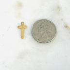 17mmx9.5mm 14K Gold Filled Horizontal Cross Connector 2 Hole Links Pendant