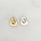 Sterling Silver or 14K Gold Filled Cowboy Hat Charm 14Kt or Small Lightweight