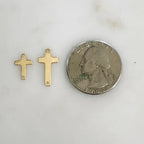Sterling Silver or 14K Gold Filled Minimal Modern 2 Hole Sideways Horizontal