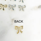 10mmx8mm Sterling Silver or 14K Gold Filled Delicate Lightweight Mini (4pc)