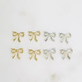 10mmx8mm Sterling Silver or 14K Gold Filled Delicate Lightweight Mini (4pc)