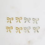 10mmx8mm Sterling Silver or 14K Gold Filled Delicate Lightweight Mini (4pc)