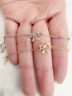 10mmx8mm Sterling Silver or 14K Gold Filled Delicate Lightweight Mini (4pc)