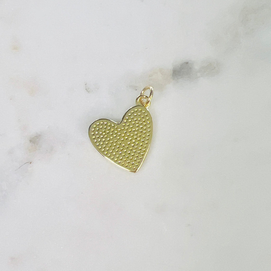 Gold Plated Enamel Color Heart Pendant Heart Within Heart Swirl