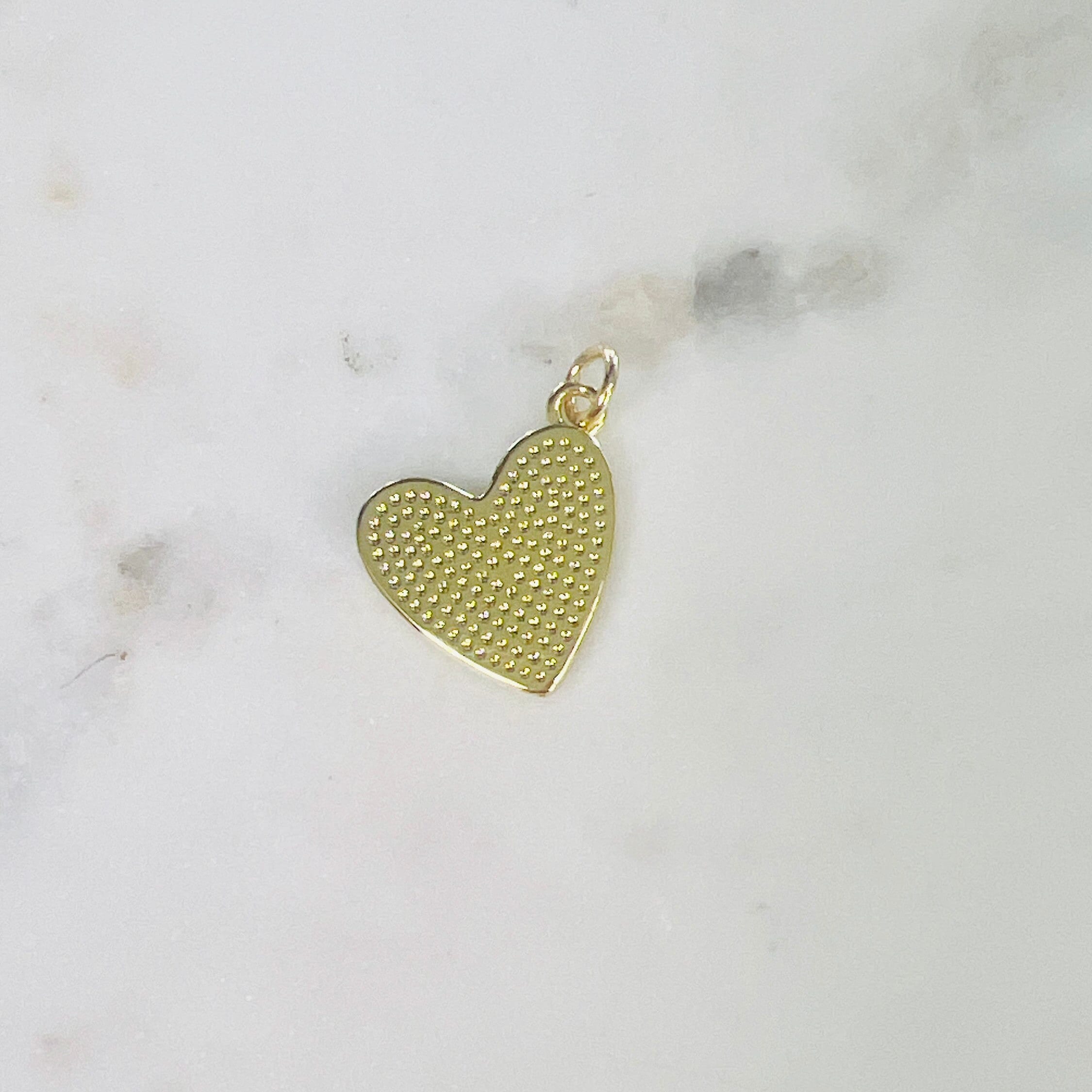 Gold Plated Enamel Color Heart Pendant Heart Within Heart Swirl