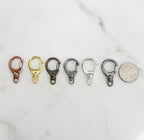 Brass Push Gate Swivel Clasp Choose Your Style 33mm Clasp (2pc)