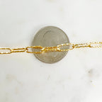 11.4mmx4.3mm 14K Gold Filled Textured Cable Drawn Chain – Sold by the Foot