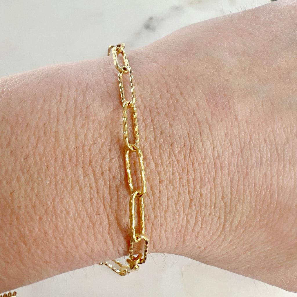 11.4mmx4.3mm 14K Gold Filled Textured Cable Drawn Chain – Sold by the Foot