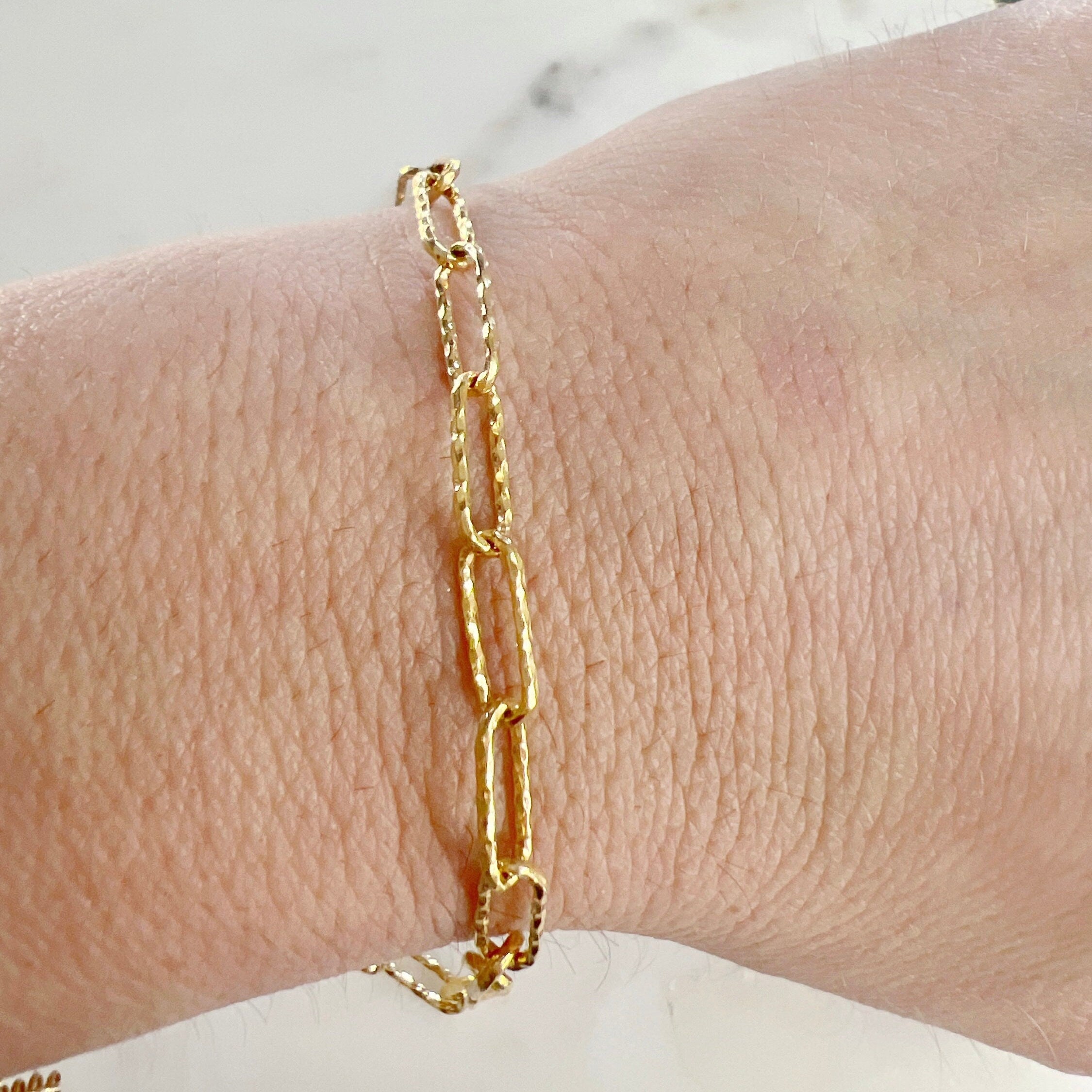 11.4mmx4.3mm 14K Gold Filled Textured Cable Drawn Chain – Sold by the Foot