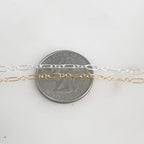 Sterling Silver or 14K Gold Filled Sturdy Long and Short Rectangle