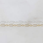 Sterling Silver or 14K Gold Filled Sturdy Long and Short Rectangle