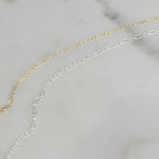 Sterling Silver or 14K Gold Filled Sturdy Long and Short Rectangle