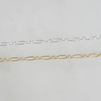 Sterling Silver or 14K Gold Filled Sturdy Long and Short Rectangle